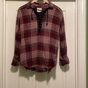 American Eagle ‘rugged’ over-size flannel